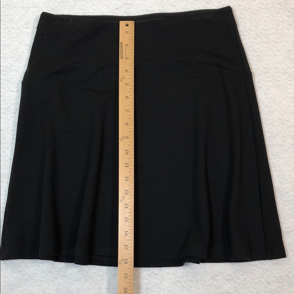 LOFT Black A-line Flowy Mini Skirt (B1) - Picture 4 of 8